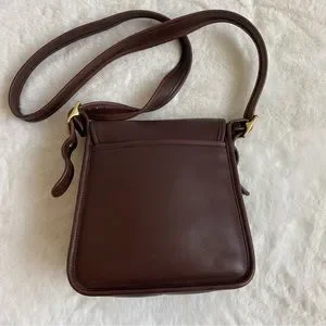 【U LAN】 Vintage Shoulder Bag COACH 9145 Vintage Black Luxury Leather Flap Crossbody